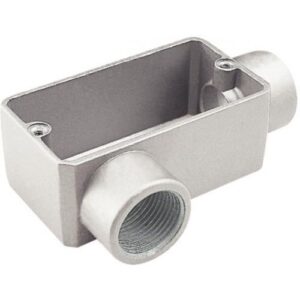 Condulete Alumínio Tipo LR 2 s/ tampa s/ pintura Tramontina