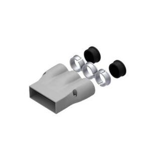 ADAPTADOR P/CANALETA ALUMINIO 25 2X1 BRANCO