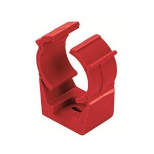 ABRAÇADEIRA PVC P/ELETRODUTO 1 VERMELHA