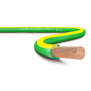 CABO FLEXÍVEL COBRE PVC 70G 750V 1X10MM VERDE/AMARELO