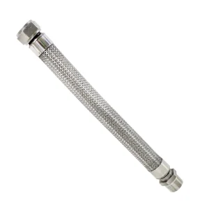 TUBO FLEXÍVEL INOX MACHO FÊMEA 1/2" X 1/2" 500 Mm GIRATÓRIO