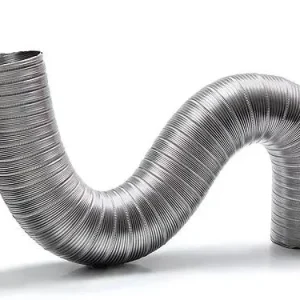 TUBO FLEXÍVEL ALUMINIO 90mm 3m
