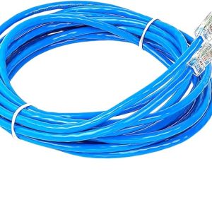 CABO DE REDE CAT5 MONTADO AZUL